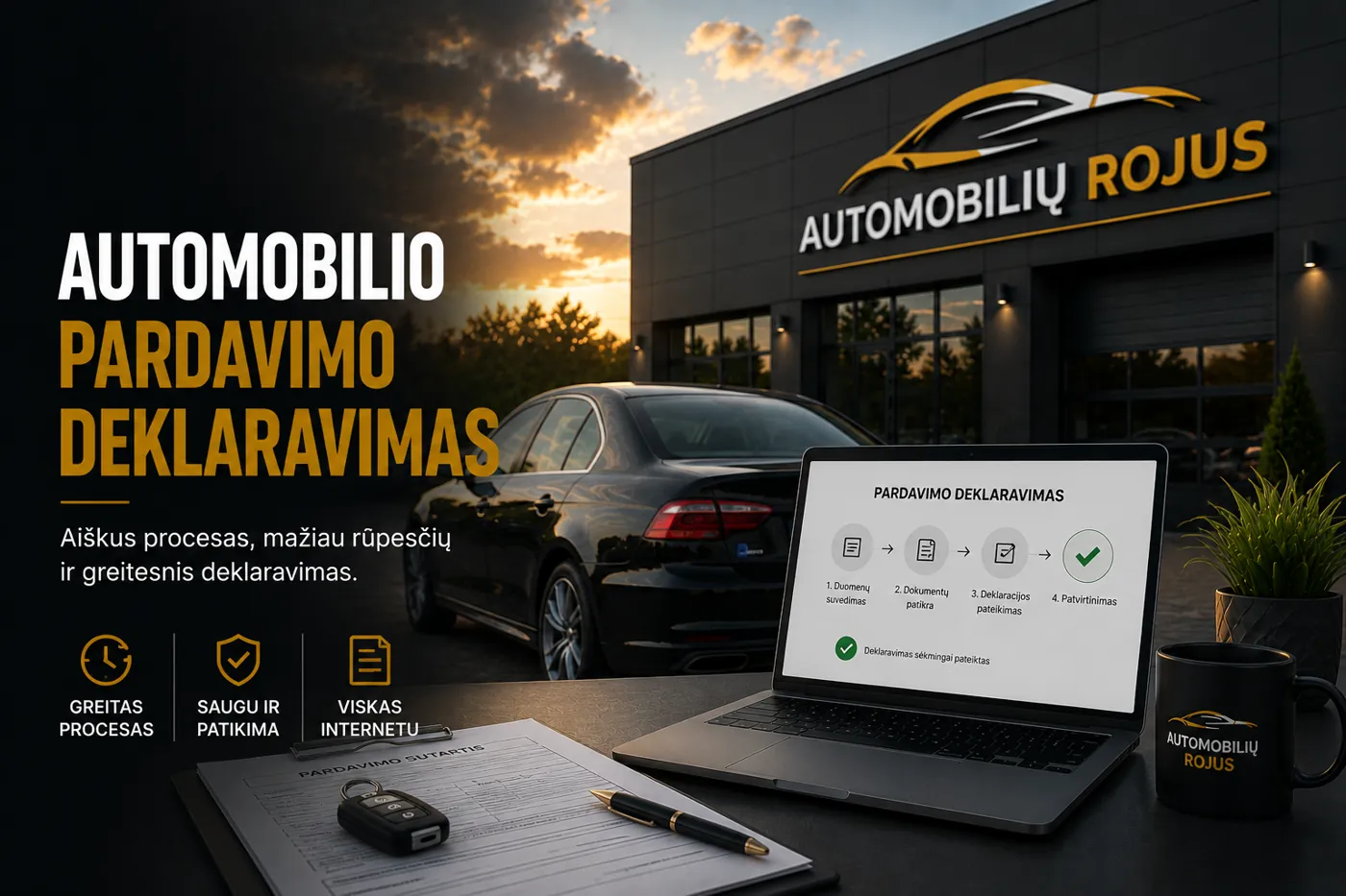 Automobilio pardavimo deklaravimas