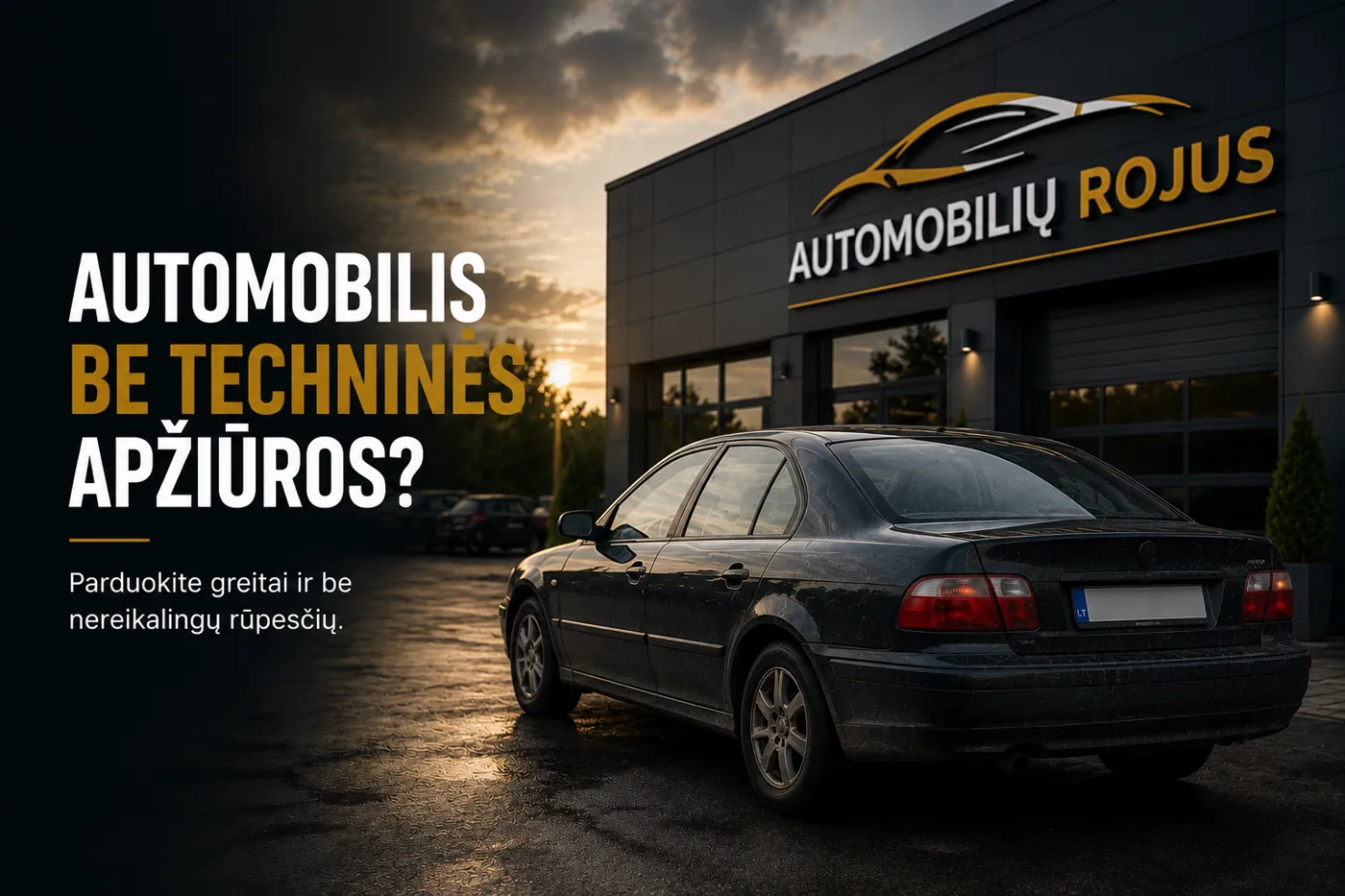 automobilis be techninės apžiūros Kaune Kaune - mašina