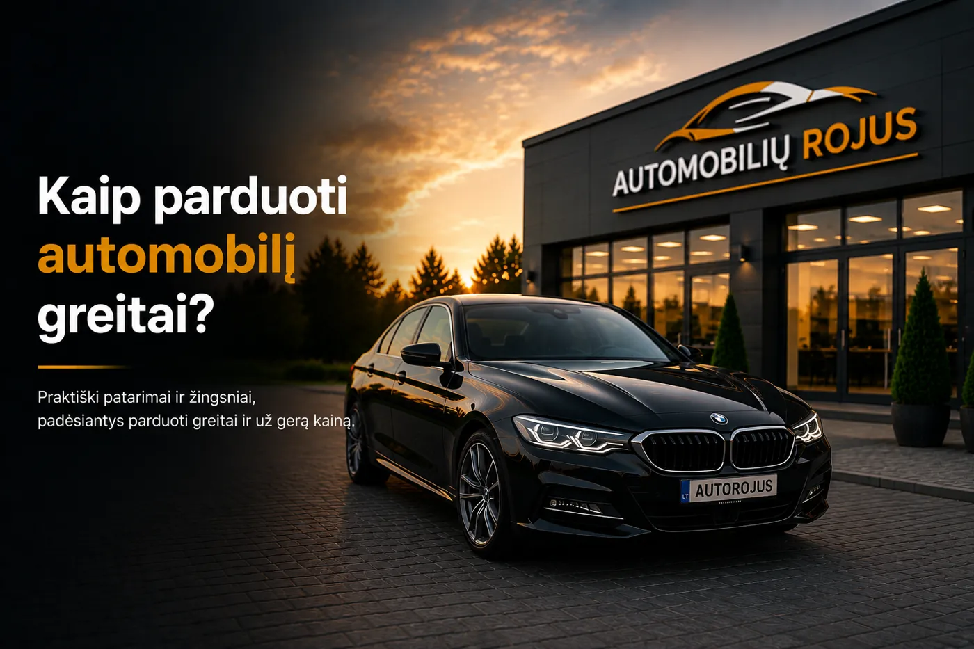 greitas automobilio pardavimas
