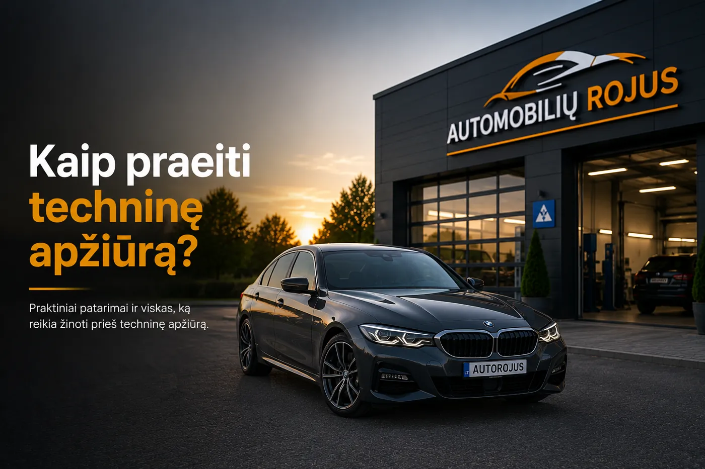 kaip praeiti techninę apžiūrą Šiauliuose Šiauliuose - automobilis