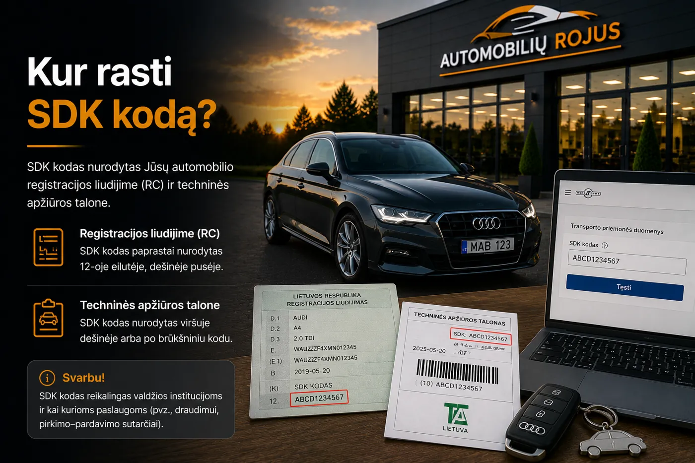 sdk kodas
