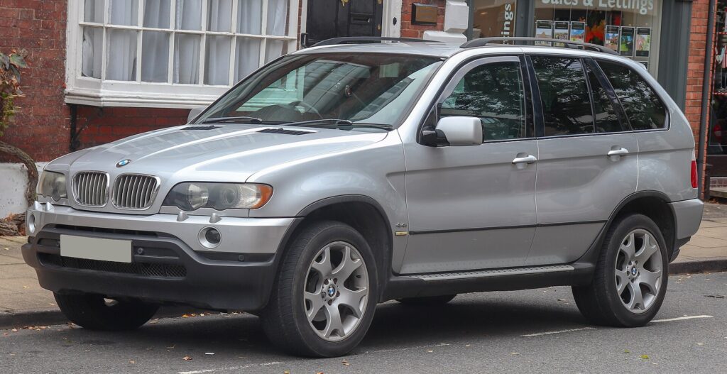 BMW X5 E53 – iš priekio