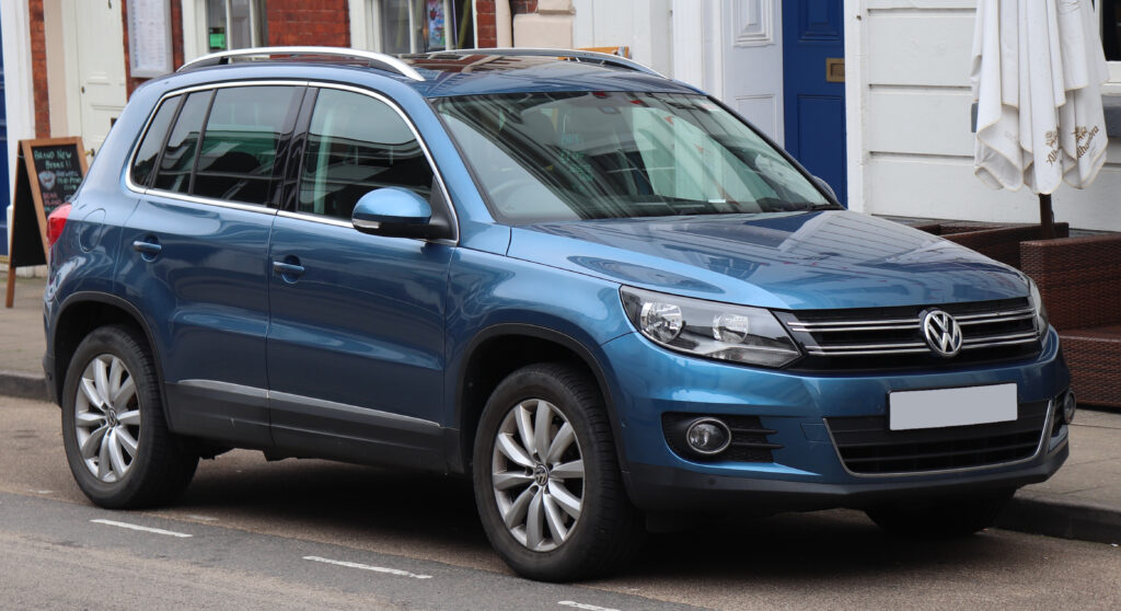 Volkswagen Tiguan I karta – iš priekio
