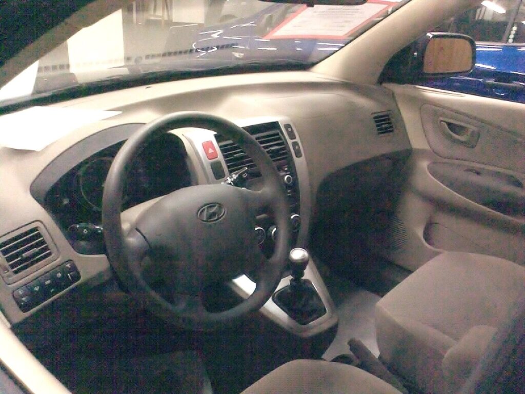 Hyundai Tucson 1-oji karta – salonas